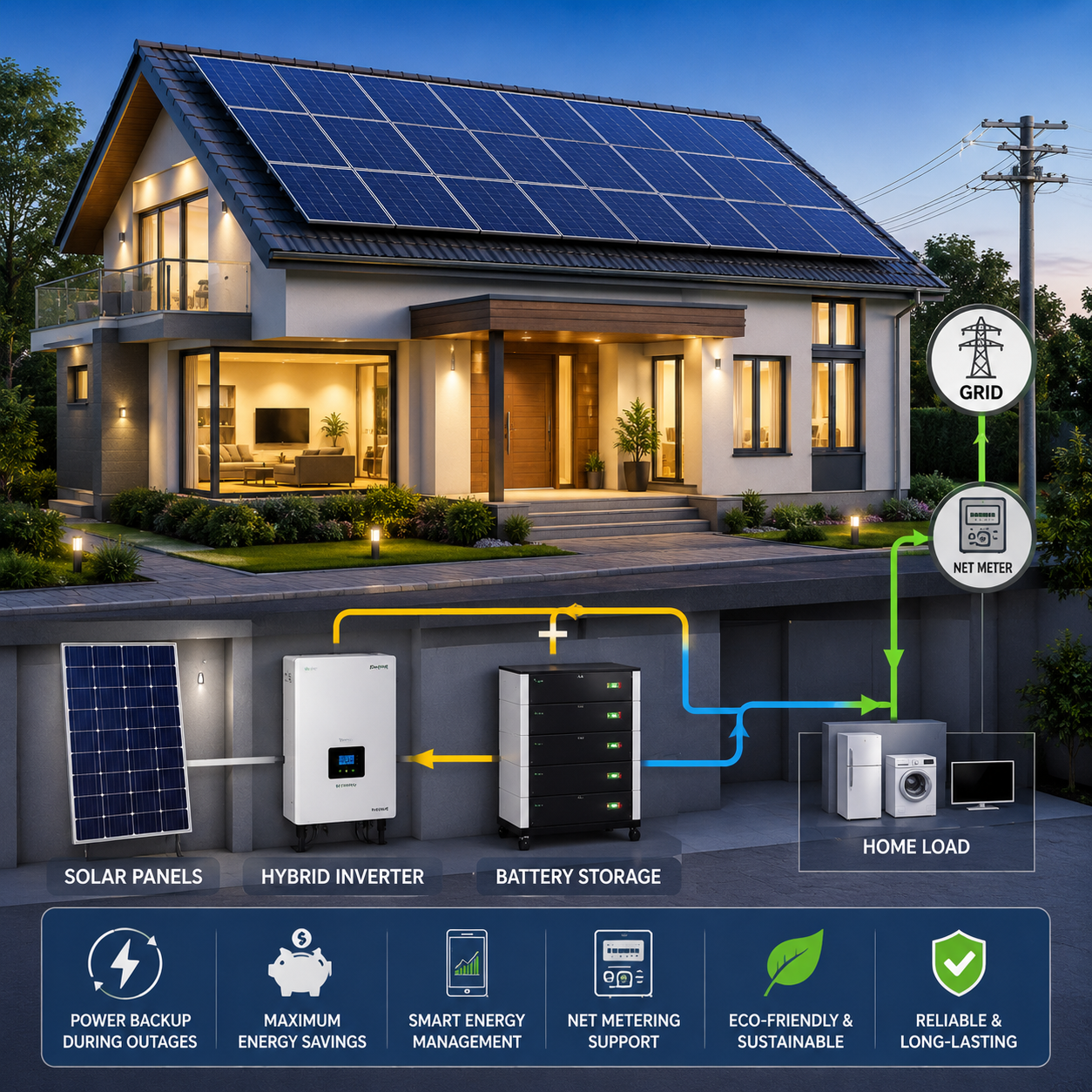 Residential Hybrid Solar Solutions