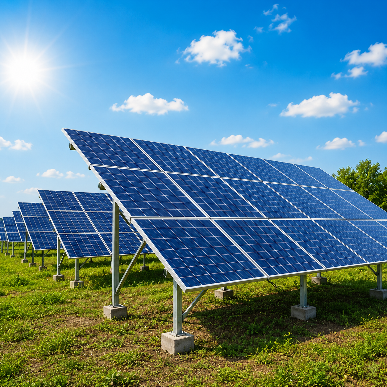 Ground Mounted Solar Installation
